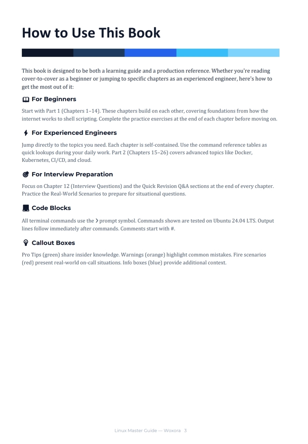 Linux Mastery - Sample Page 1 | THE GUIDE THAT ENDS YOUR PRODUCTION LINUX CONFUSION FOREVER