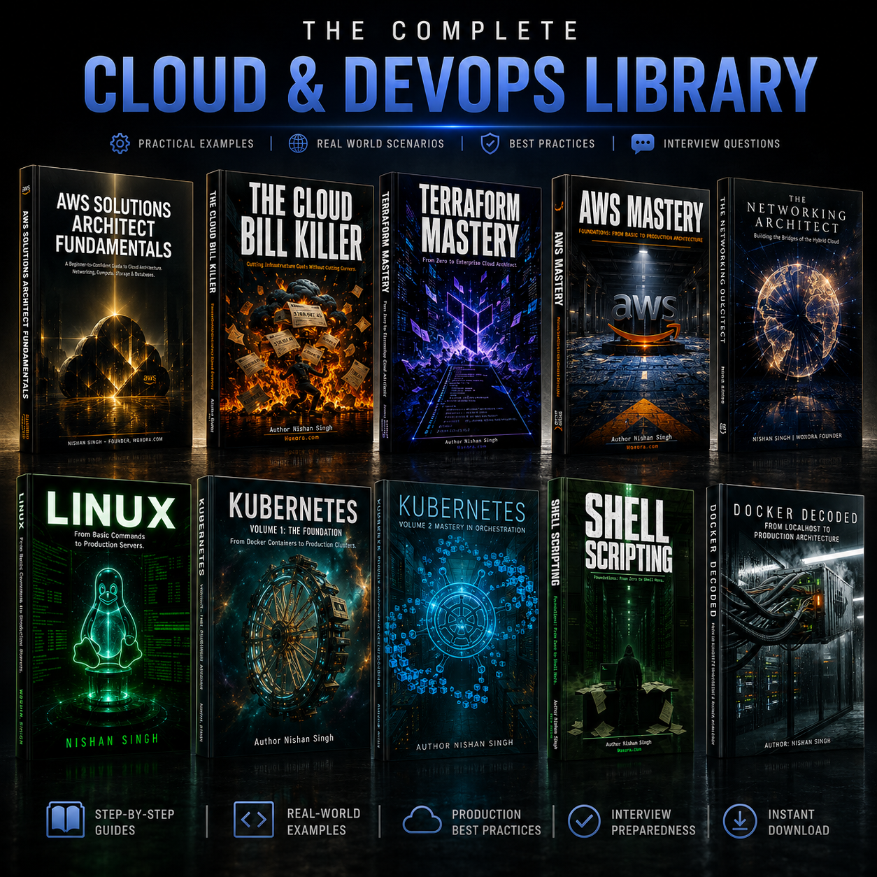 Modern Cloud Engineering Suite (11-eBook Complete Bundle) cover
