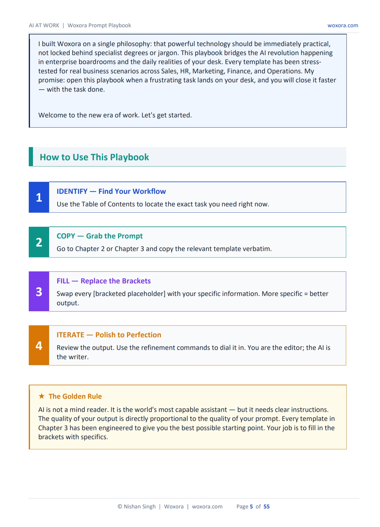 AI At Work - Sample Page 2 | The Professional Weapon 90% Haven't Discovered Yet